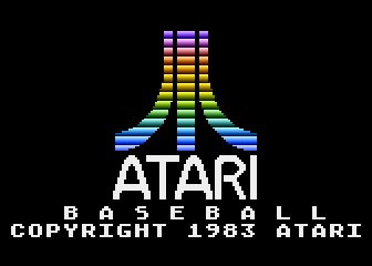 RealSports Baseball screenshot 3 for Atari 5200
